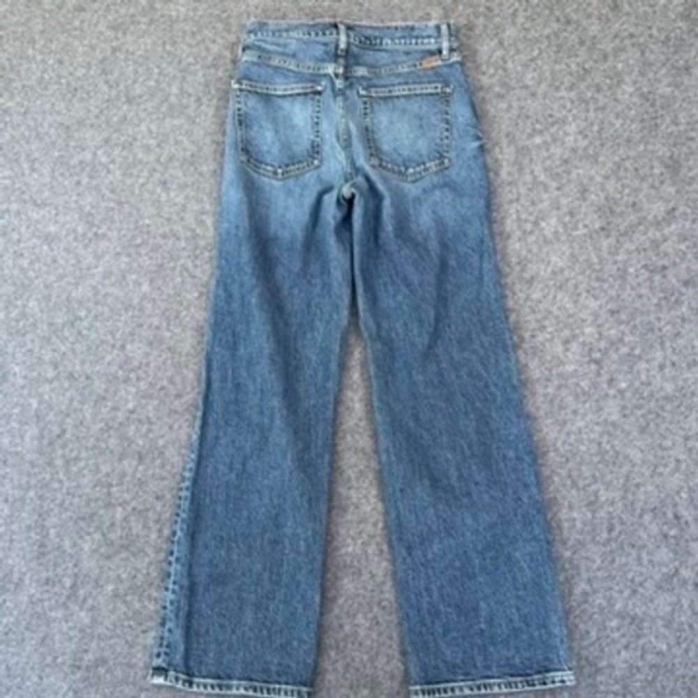 AYR The Secret Sauce Wide Leg Jeans Blue Medium Wash High Rise Made in LA 25S - Picture 10 of 12